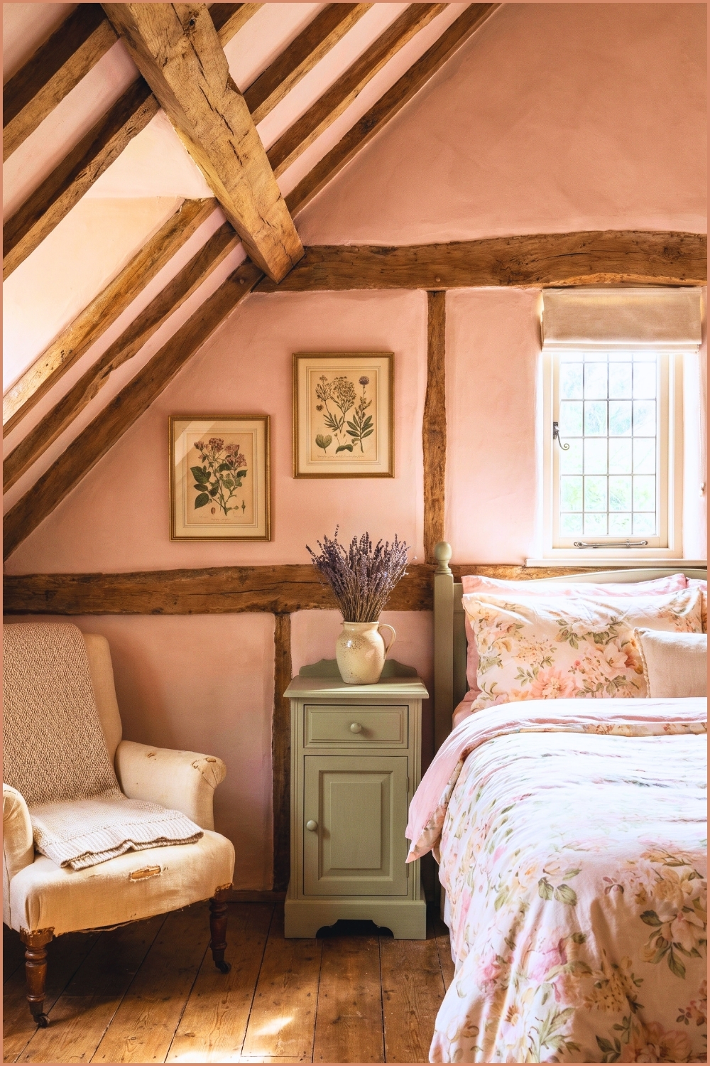 Rustic Attic Cottage Bedroom