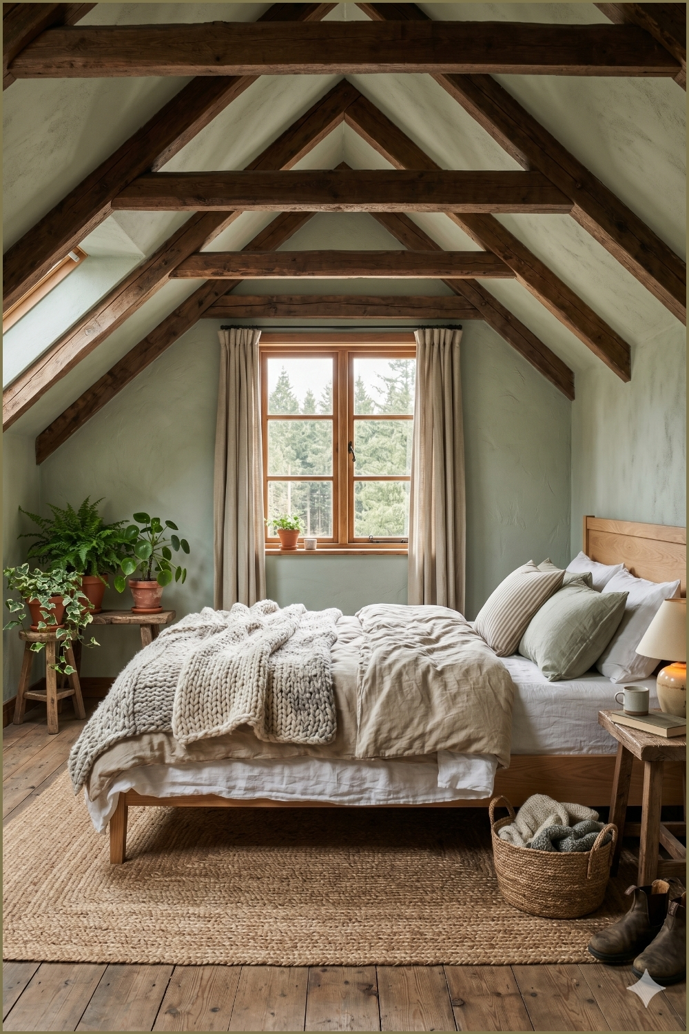 Rustic Attic Retreat Bedroom