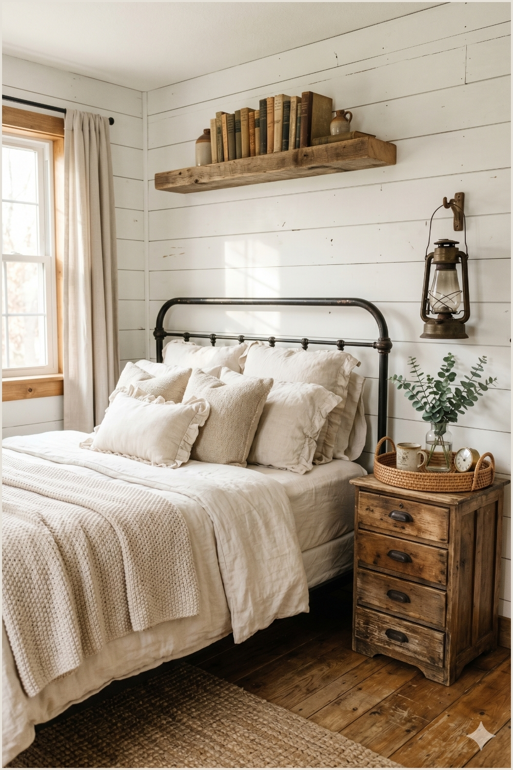 Rustic Cottage Farmhouse Bedroom