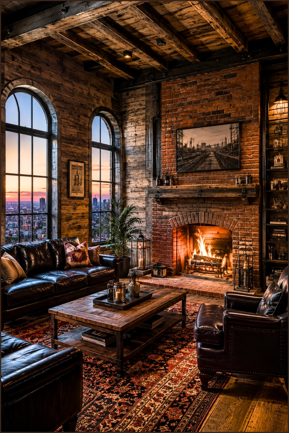 Rustic Wood & Iron Sanctuary
