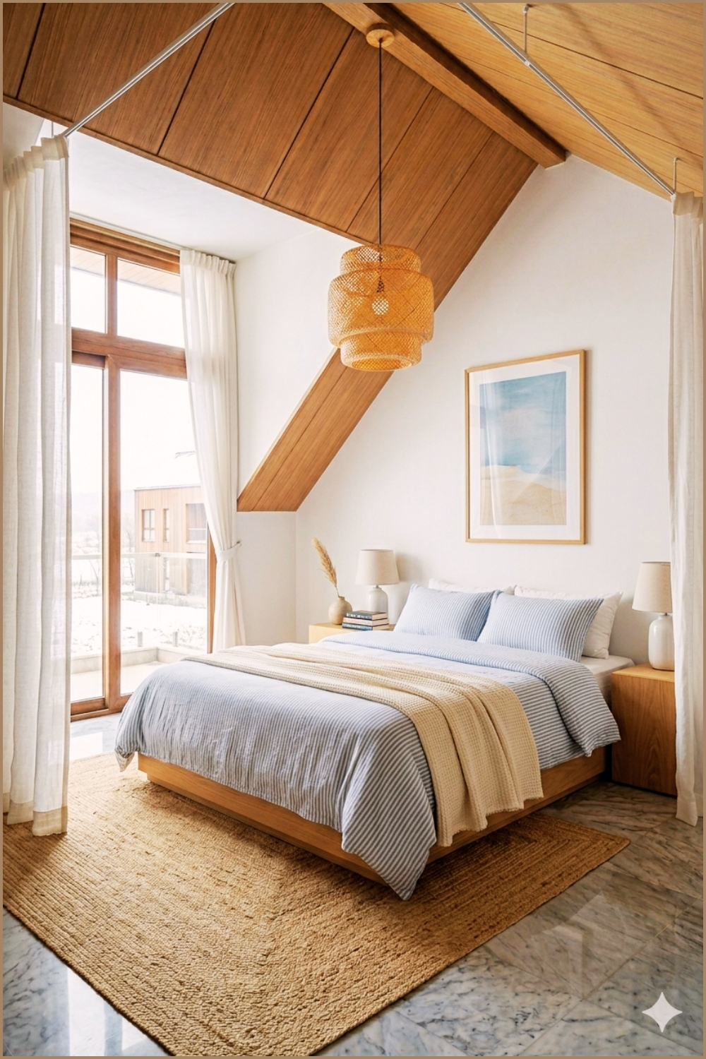 Scandinavian Curtain Bed Nook