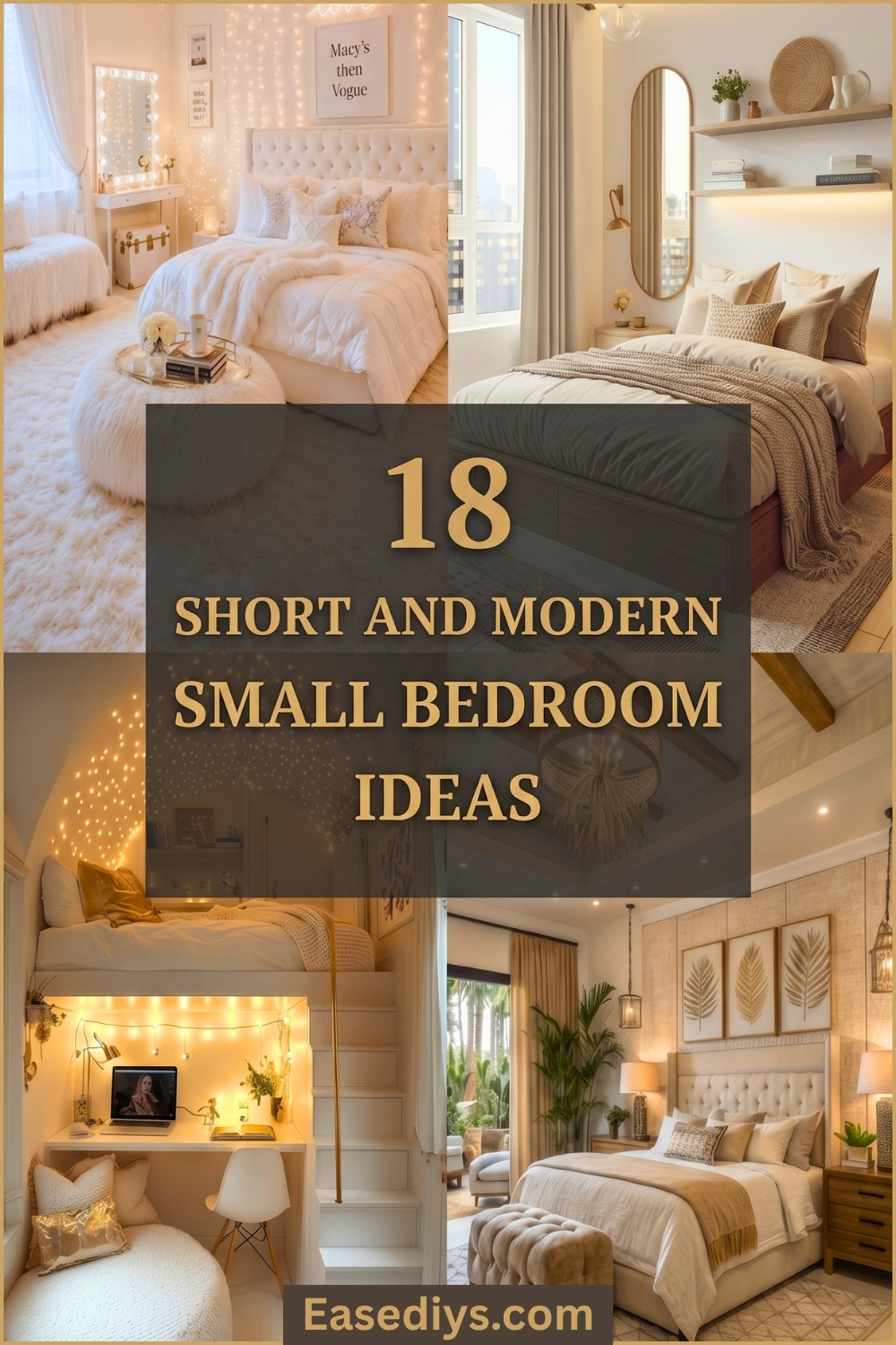 Short and Modern Small bedrooms ideas