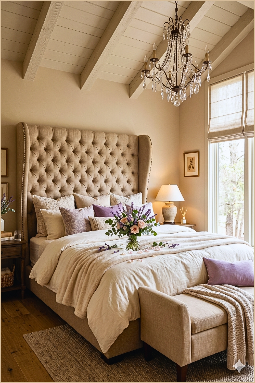 Soft Lavender Neutral Bedroom