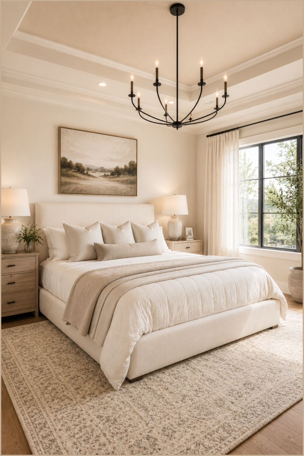 Soft Neutral Minimal Bedroom