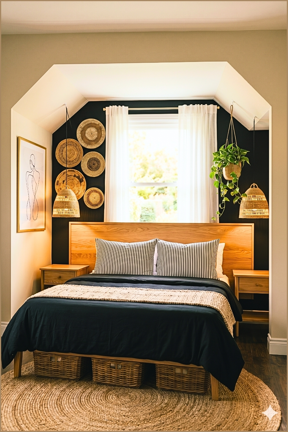 Sophisticated Natural Bedroom