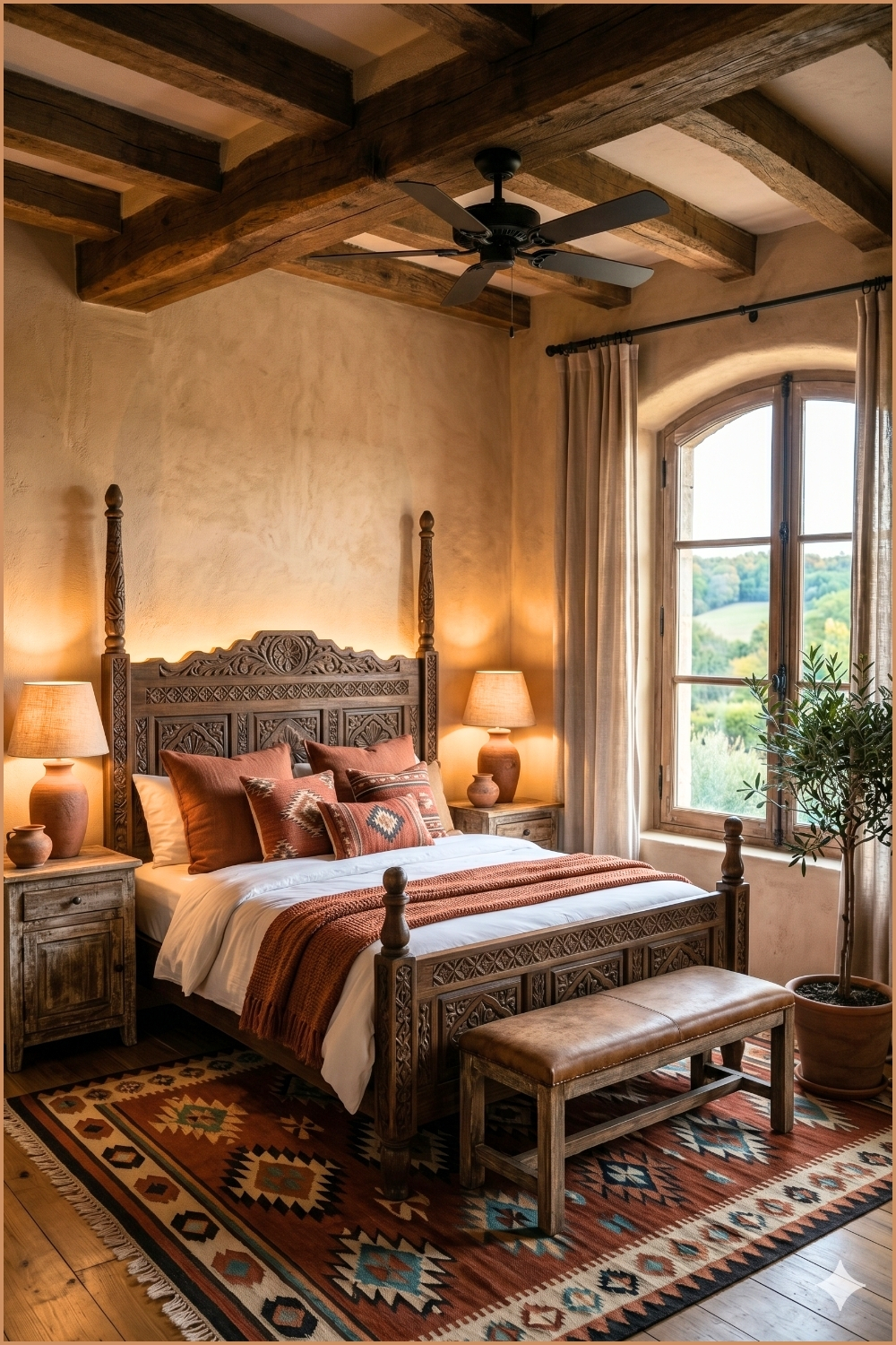 Southwestern Warm Bedroom