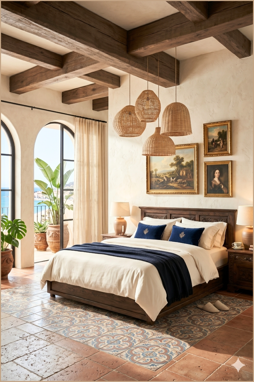 Spanish Hacienda Bedroom