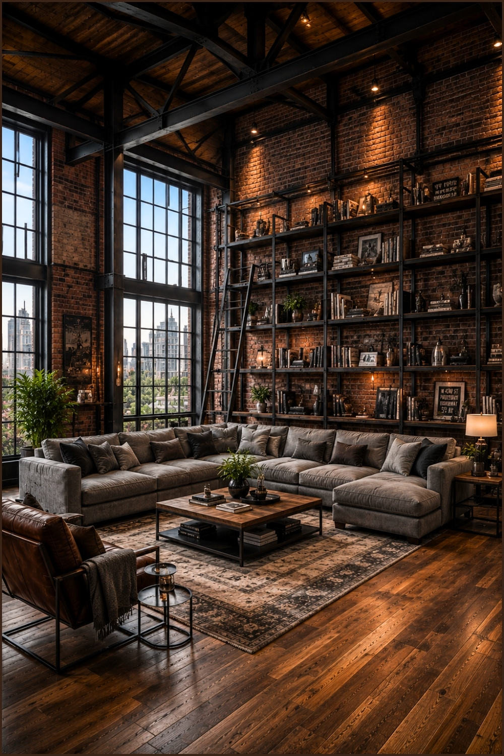 Steel-Beamed Open Concept