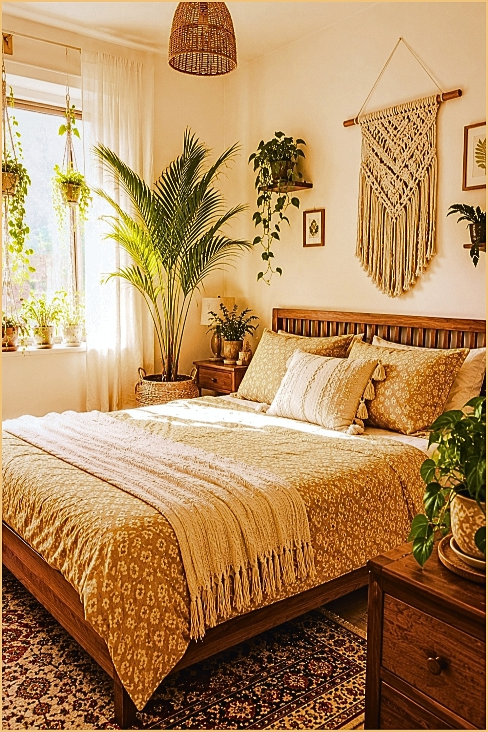 Sunny Indian Boho Bedroom