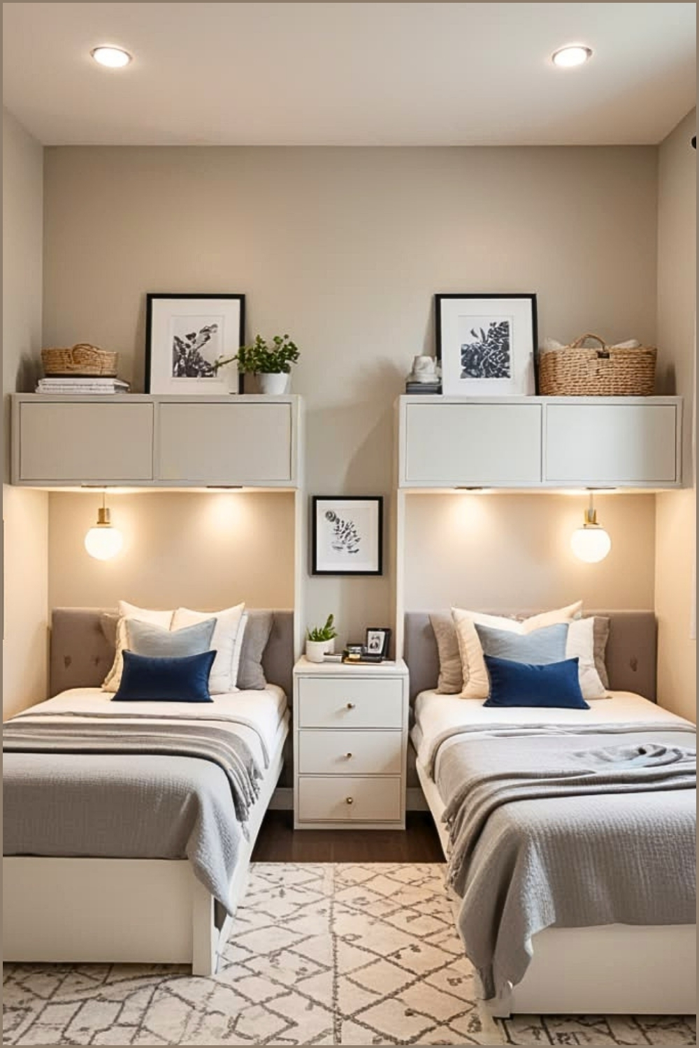 Symmetrical Twin Bedroom