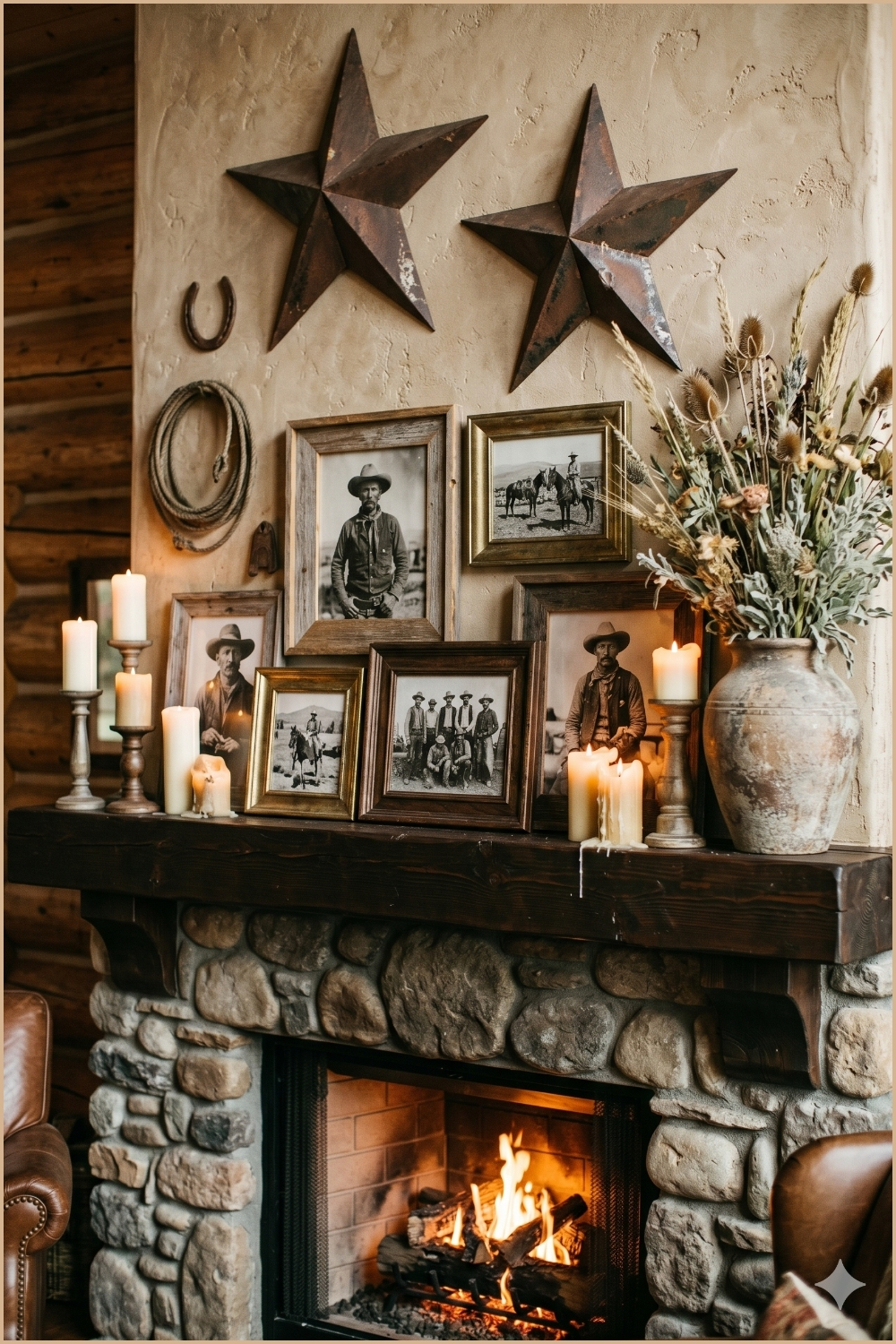 The Cowboy Mantelpiece