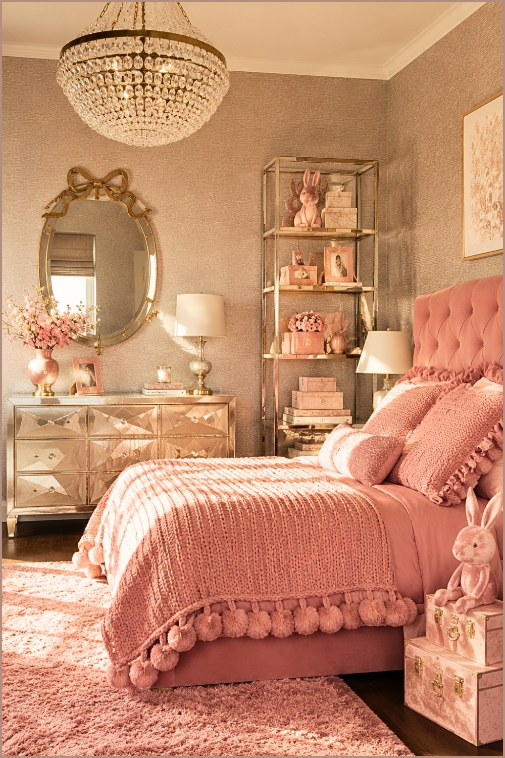 The Glamorous Pink Boudoir