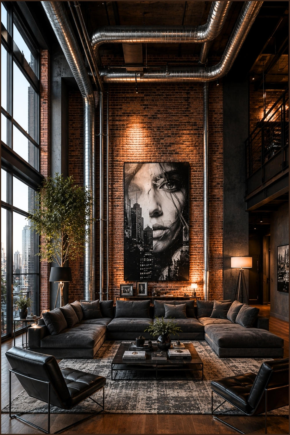 The High-Ceiling Pipework Loft