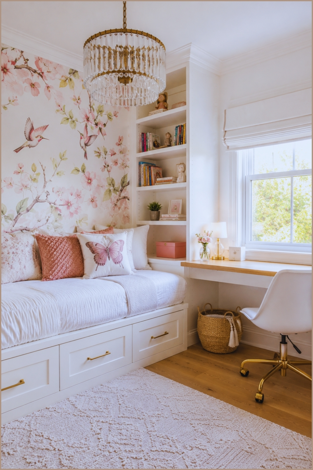 The Pastel Chandelier Daybed Nook