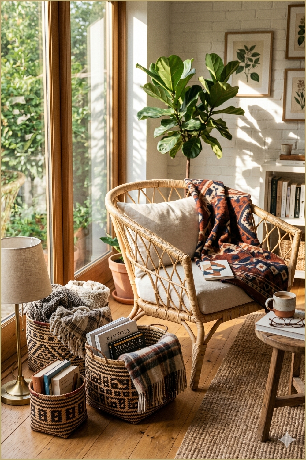 The Woven Basket Reading Corner