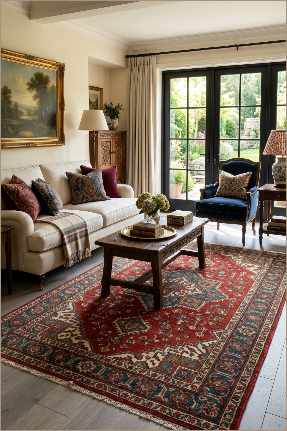 Traditional Red Oriental Rug
