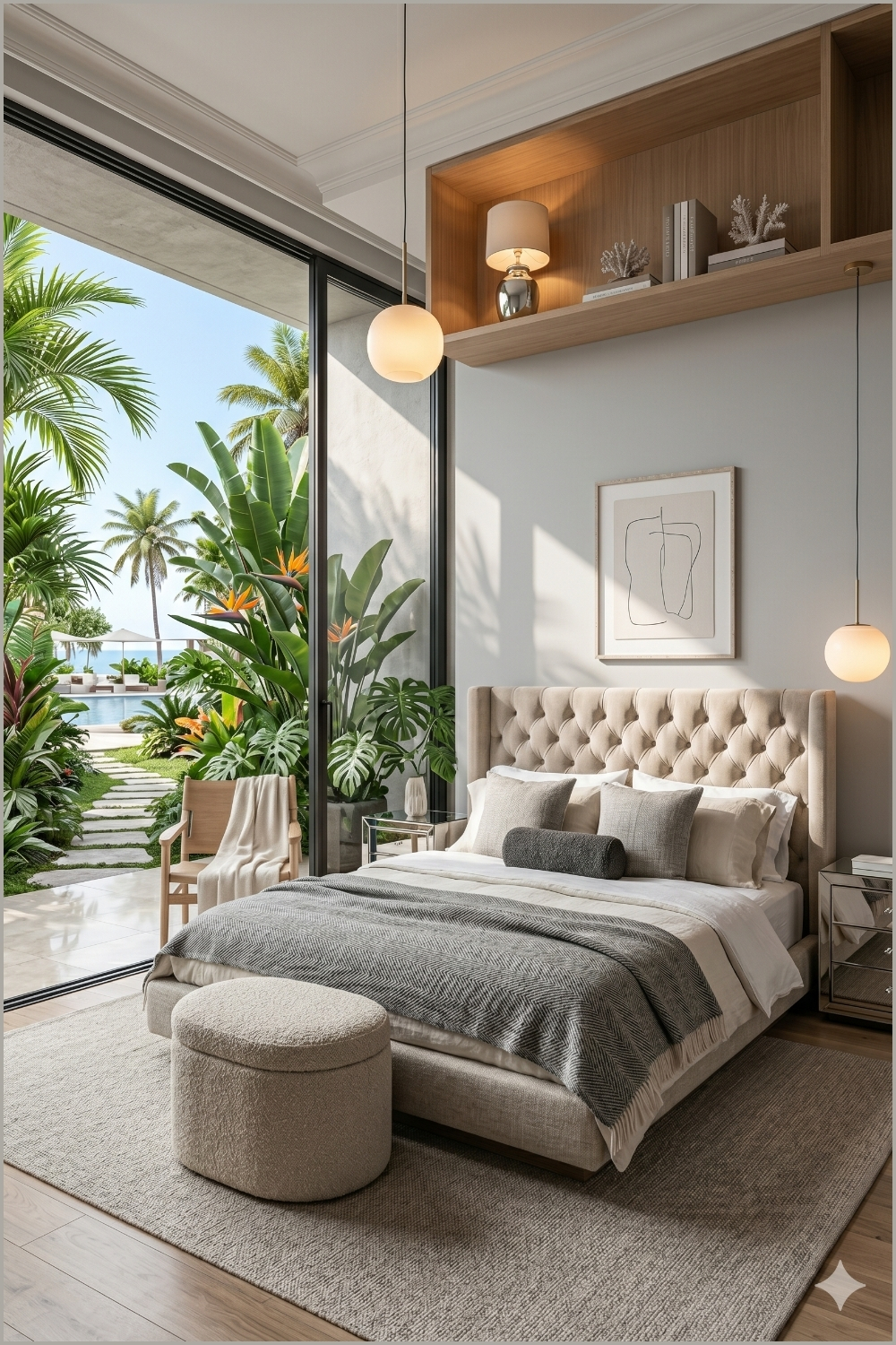 Tropical Modern Luxury Bedroom