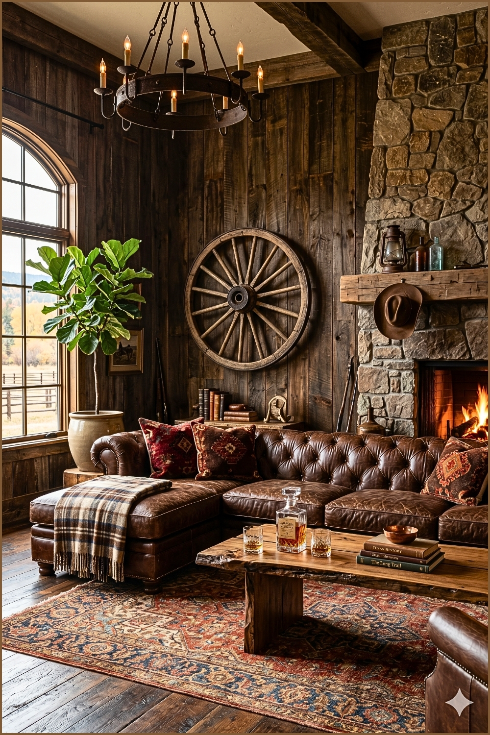 Ultimate Rustic Ranch OfficeDen