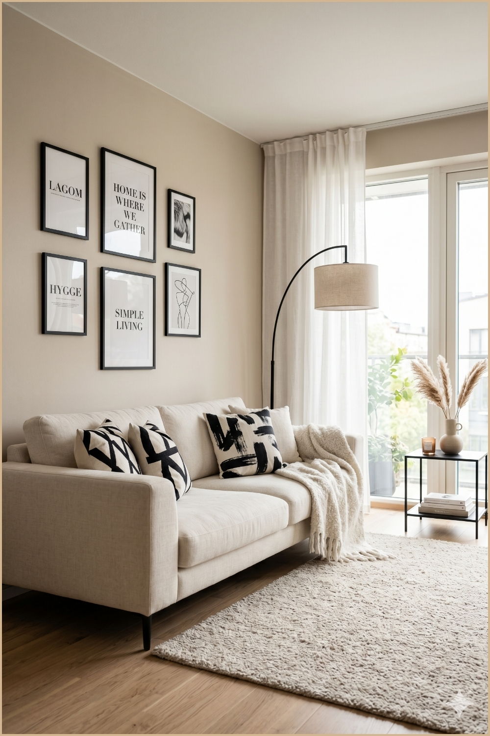 Ultra Modern Monochrome Living Room (1)