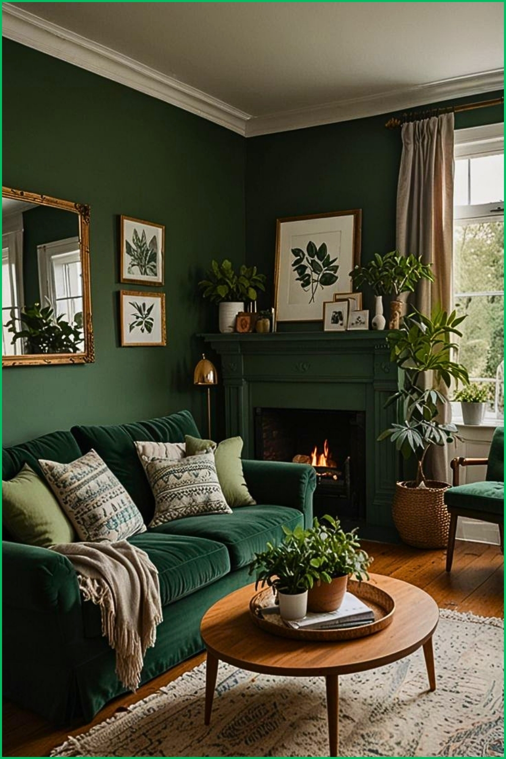 Verdant Cozy Hearth