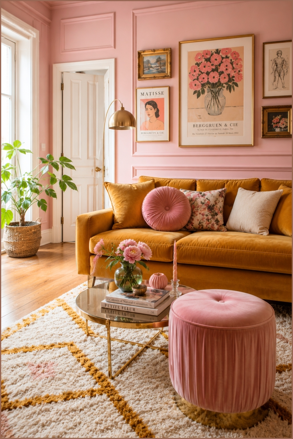 Vibrant Paneling with Citrus Accents