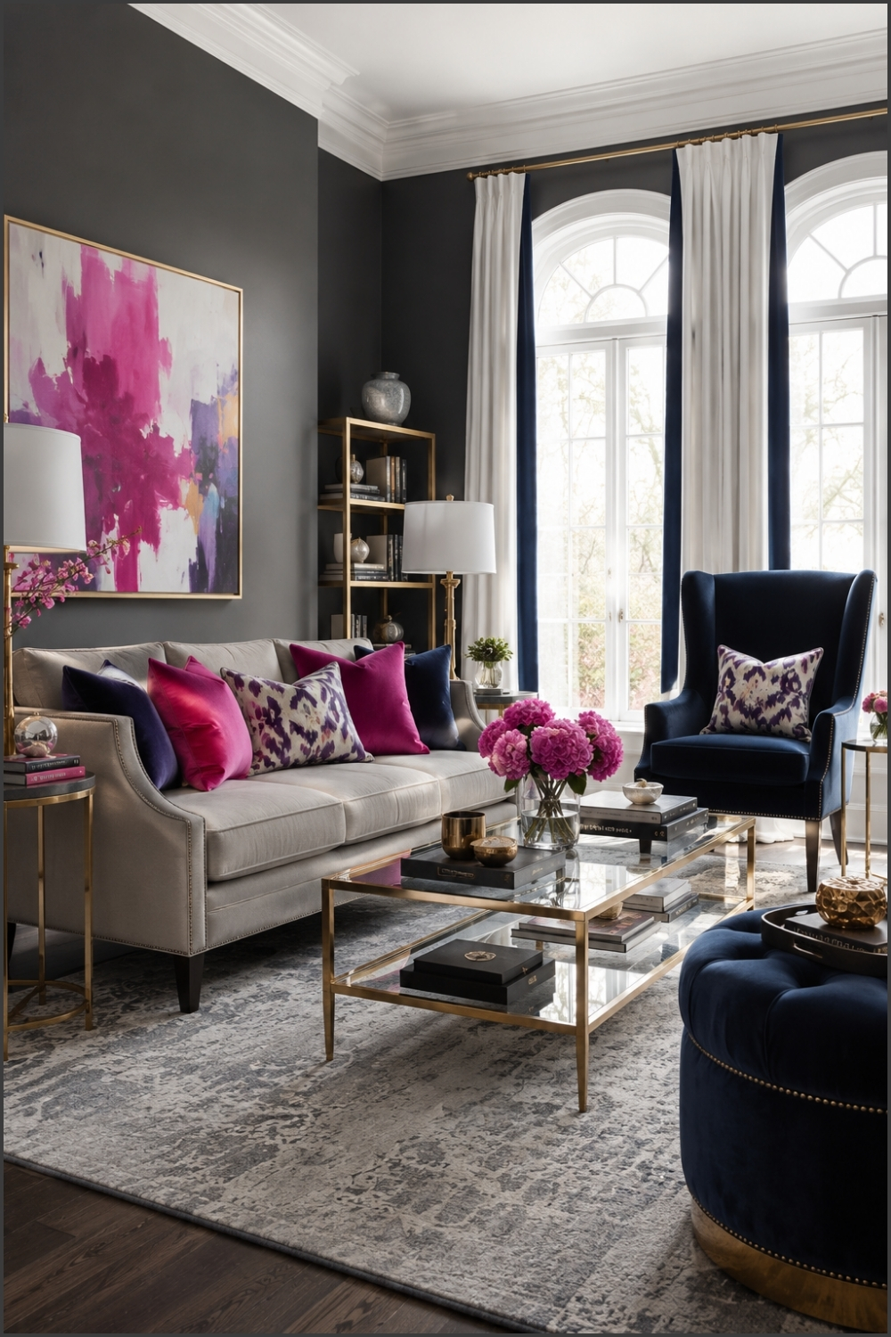 Vibrant Transitional Elegance