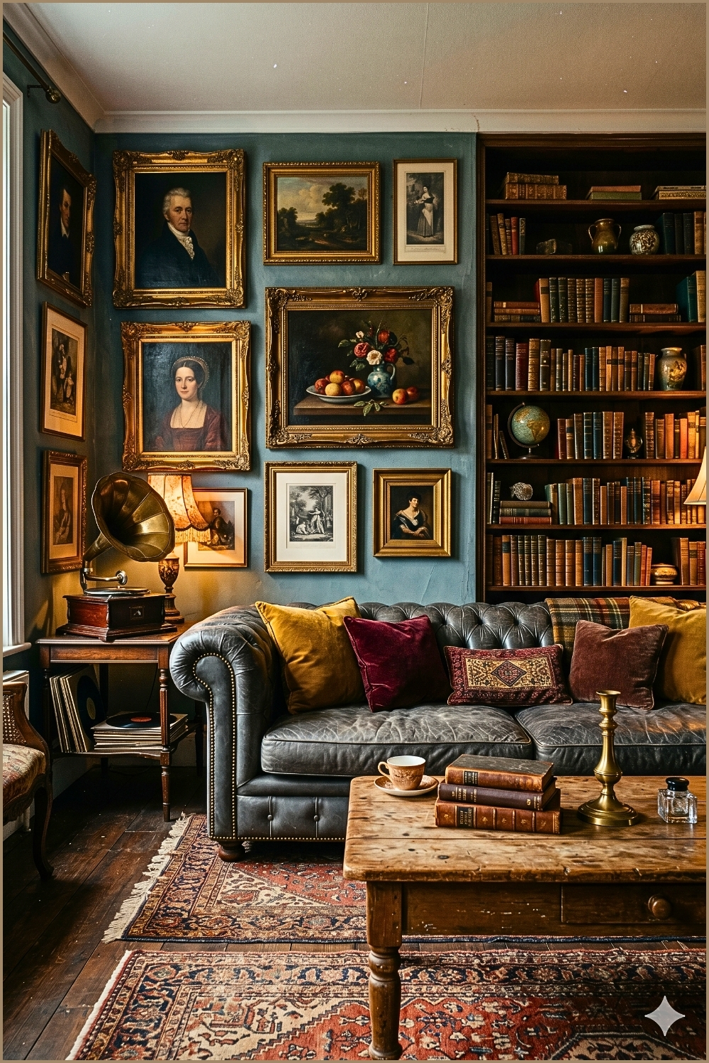 Vintage Collector’s Living Room