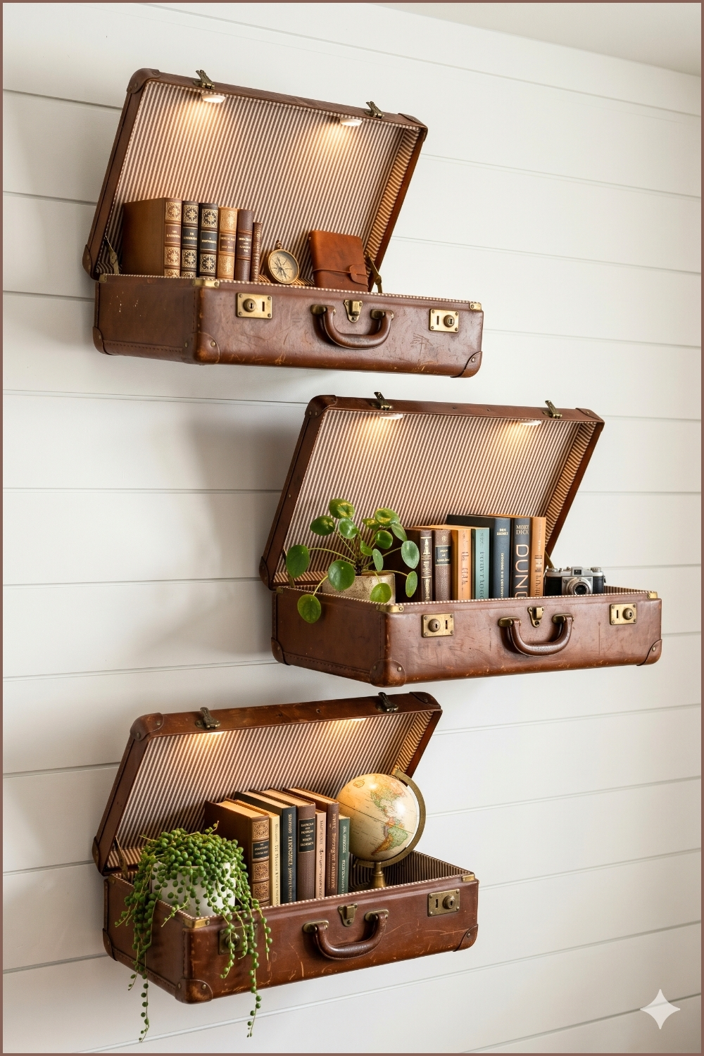 Vintage Suitcase Wall Decor (1)