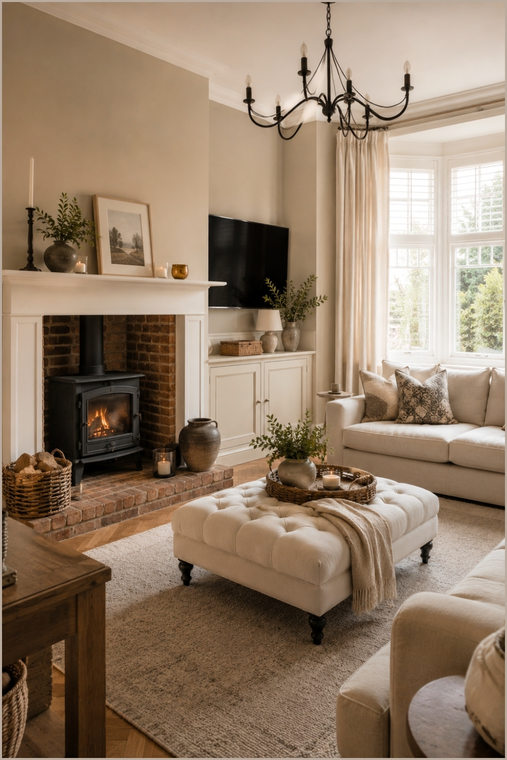 Warm Greige Living Space