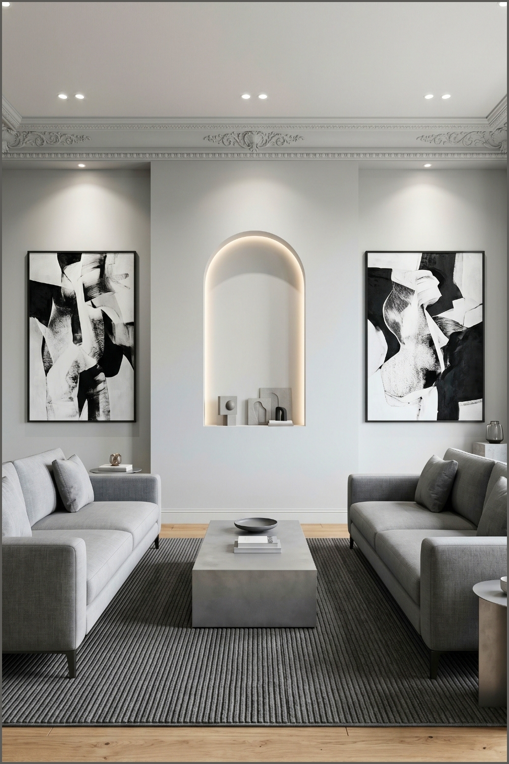 Warm Peach & Grey Sanctuary