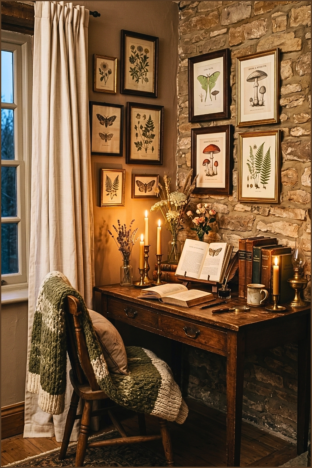 Whimsical Cottage Gallery Wall
