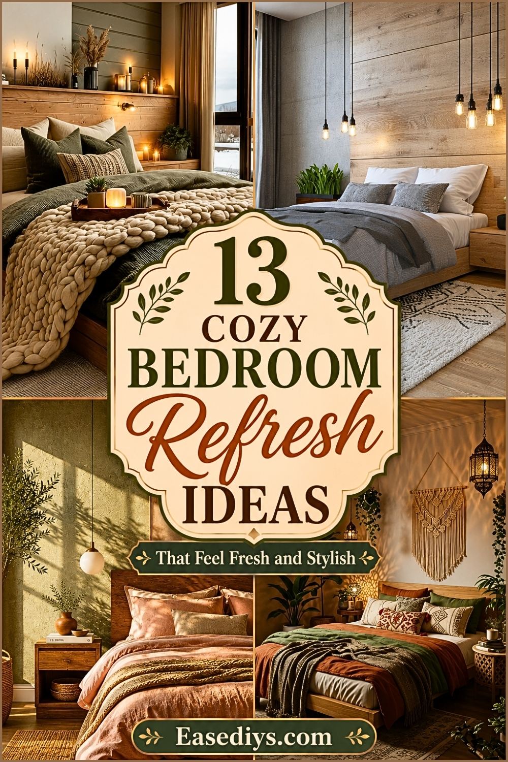 13 Cozy Bedroom Refresh Ideas That Feel Fresh and Stylish