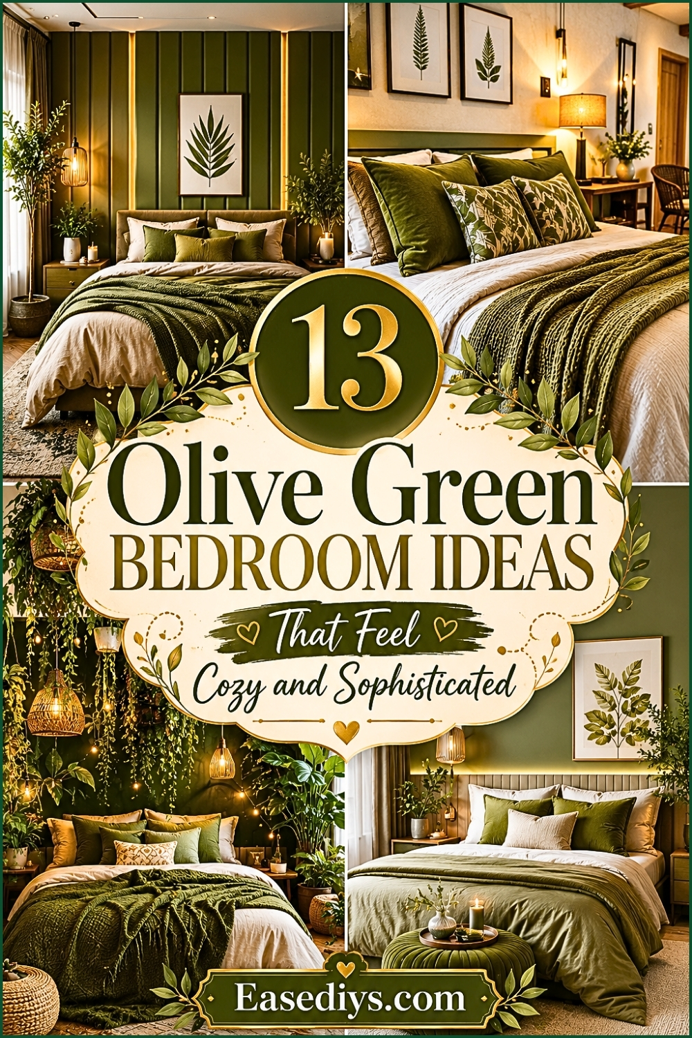 13 Olive Green Bedroom Ideas That Feel Cozy and Sophisticated