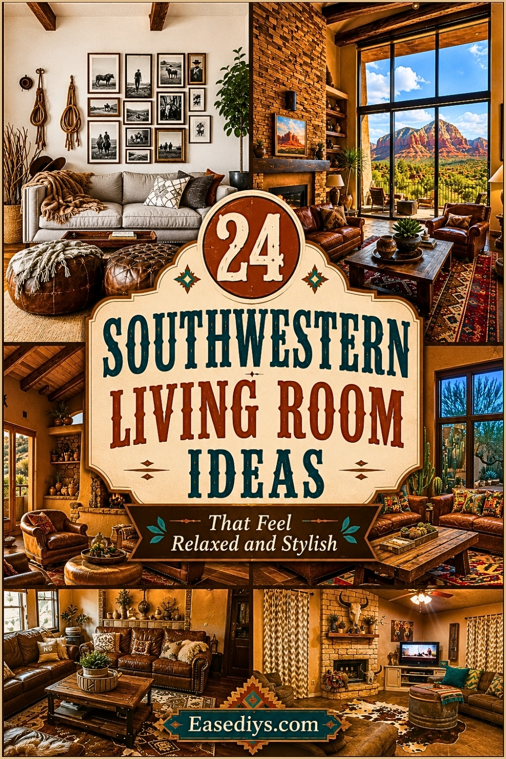 24 Southwestern Living Rooms That Feel Relaxed and Stylish