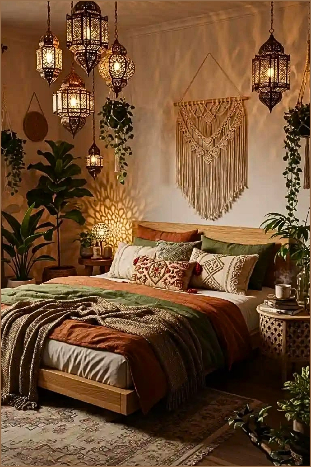 Bohemian Lantern Oasis