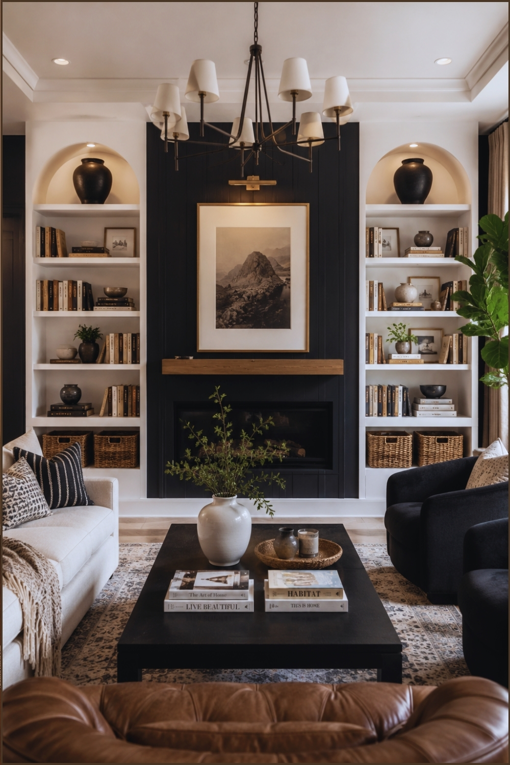 Decorative Alcove Bookcases