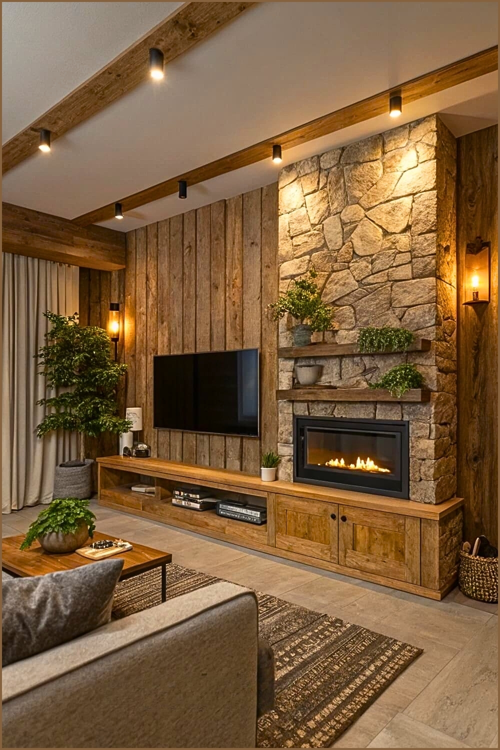 Rustic Timber Haveen