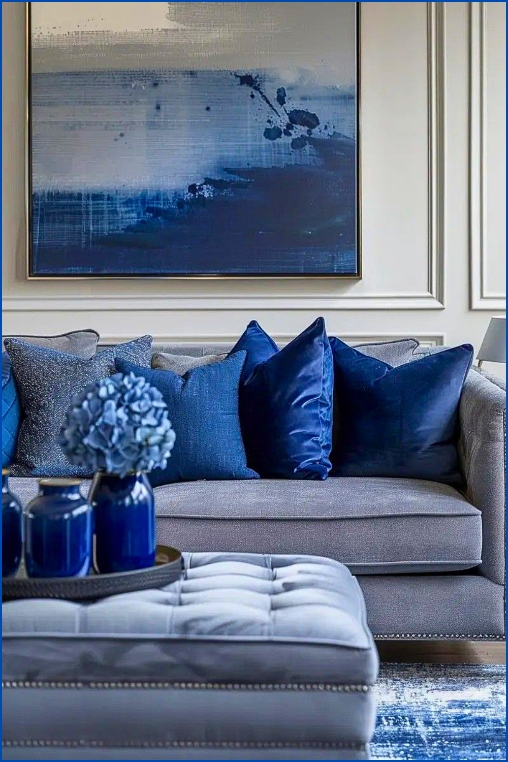 Textured Blue Harmony
